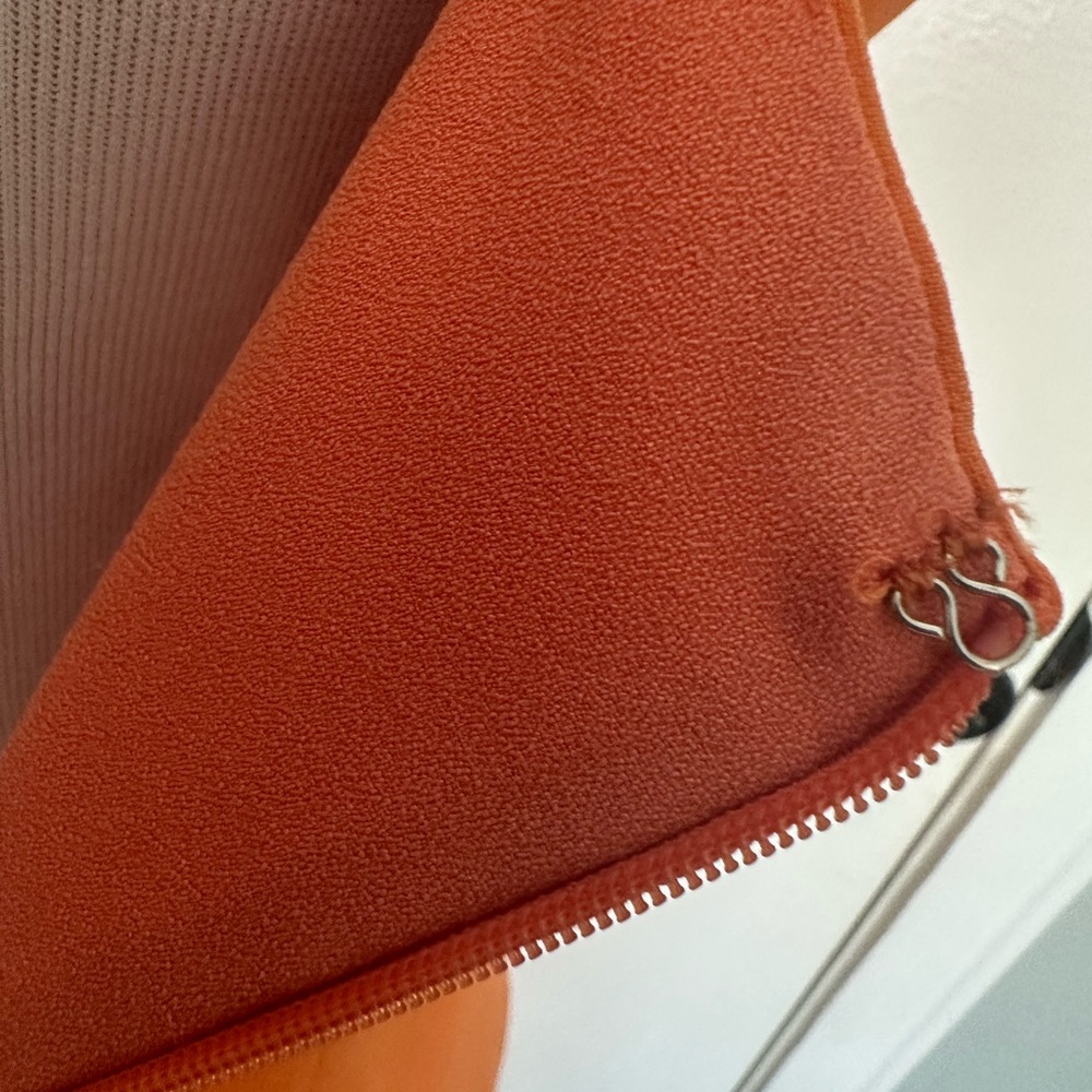 Adelyn Rae Asymmetrical Orange Dress - Picture 6 of 8